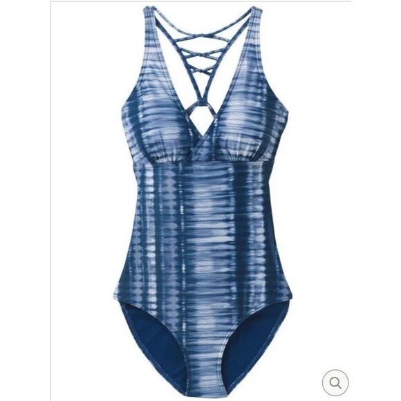 Prana Atalia One Piece Belize Hazy Days Swimsuit Sz XL NWT UPF 50 *** - Picture 4 of 5